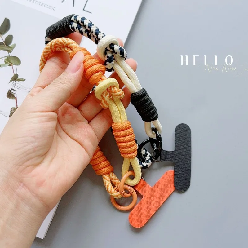 1Pc Cellphone Straps Hanging Cord Mobile Phone Lanyard Short Wrist Strap Charm Anti-lost Chain for Women Keychain Pendant thumbnail 4
