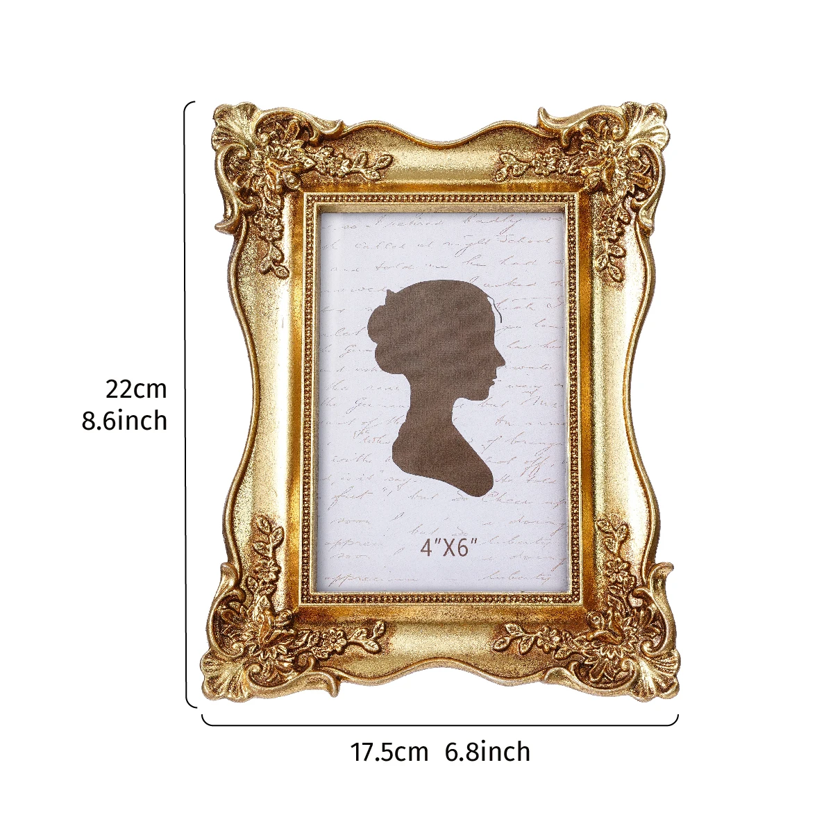 1PC, European-style three-dimensional patterned decorative photo frame, home desktop decoration photo display frame thumbnail 3