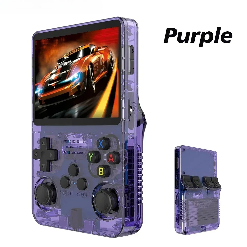 NEW 128G R36S Retro Handheld Video Game Console Linux System 3.5 Inch IPS Screen Portable Pocket Video Player 64G Games thumbnail 2