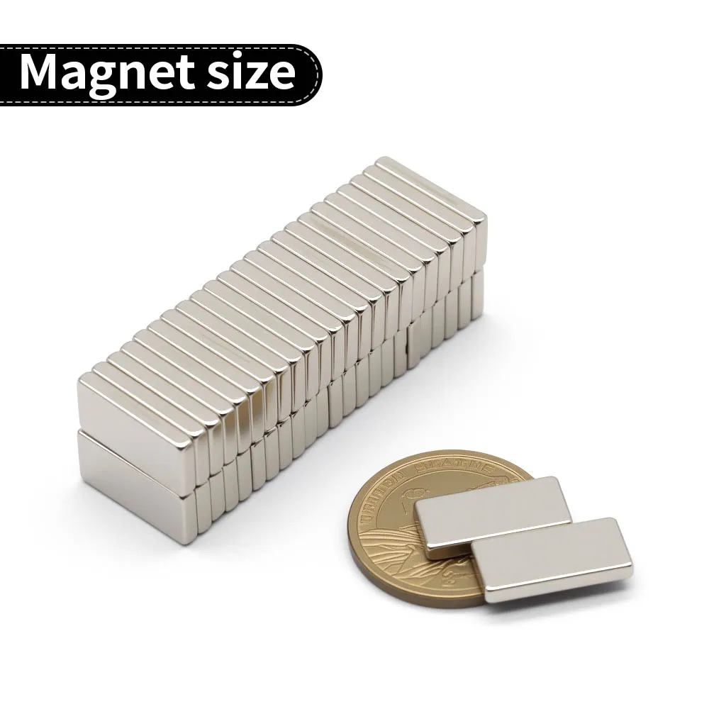 20x10x3mm Super Strong Neodymium Magnet N35 NdfeB Permanent Magnetic imanes Block Powerful Magnets Refrigerator Magnet thumbnail 2