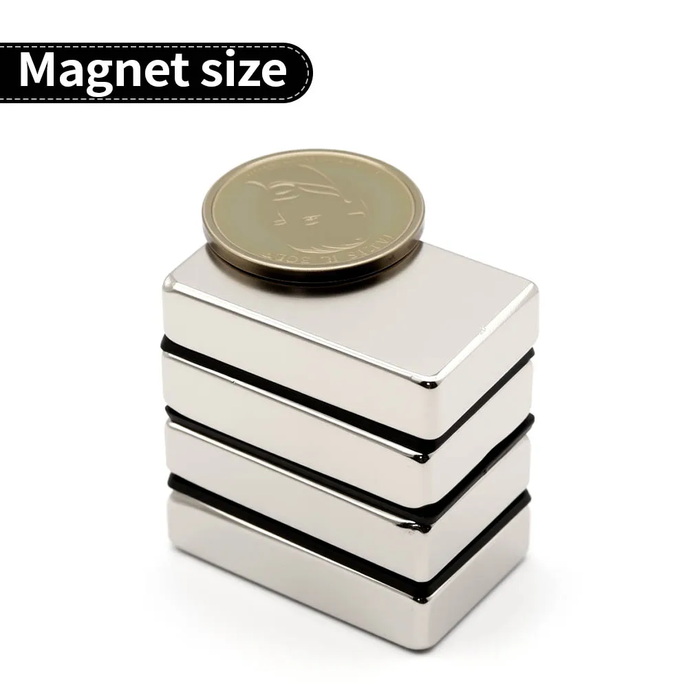 40x25x10mm Super Strong Neodymium Magnet N35 NdfeB Permanent Magnetic imanes Block Powerful Magnets Refrigerator thumbnail 2