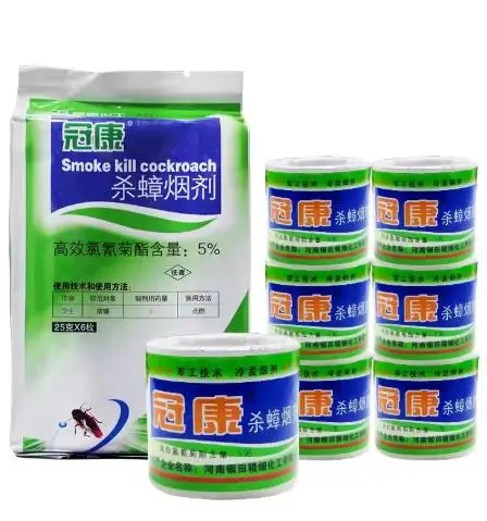 6-Pack Cockroach Spider Ant Flea Smoke Bombs, Indoor Pest Killer for Mosquitoes, Flies, Fleas & Ants - Magic Fog for Home Pest C thumbnail 3