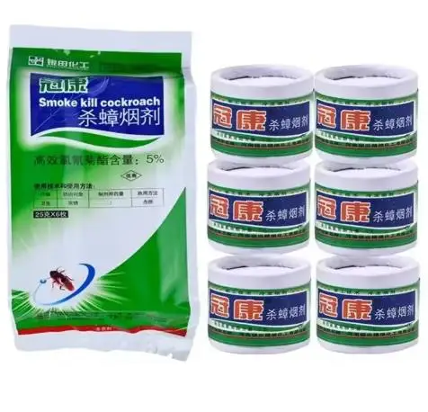 6-Pack Cockroach Spider Ant Flea Smoke Bombs, Indoor Pest Killer for Mosquitoes, Flies, Fleas & Ants - Magic Fog for Home Pest C thumbnail 4