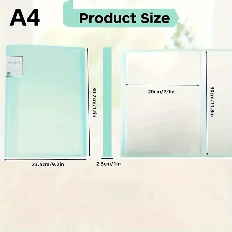 A3/A4 Diamond Painting Storage Book Transparent Durable Plastic Art Folder, Suitable for Crystal Sticker Material Sorting thumbnail 2