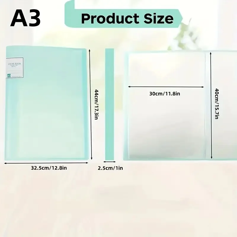 A3/A4 Diamond Painting Storage Book Transparent Durable Plastic Art Folder, Suitable for Crystal Sticker Material Sorting thumbnail 6
