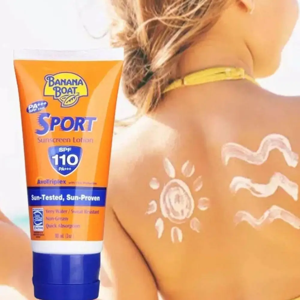 Banana Summer Outdoor Banana Boat Sunblock Full Body Waterproof Sweat-proof And UV-proof For Summer Beach Skin Care thumbnail 2