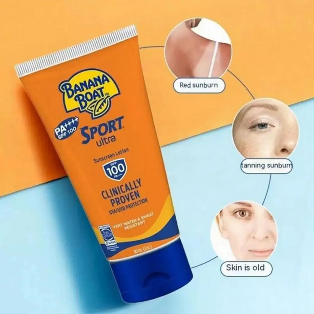 Banana Summer Outdoor Banana Boat Sunblock Full Body Waterproof Sweat-proof And UV-proof For Summer Beach Skin Care thumbnail 5