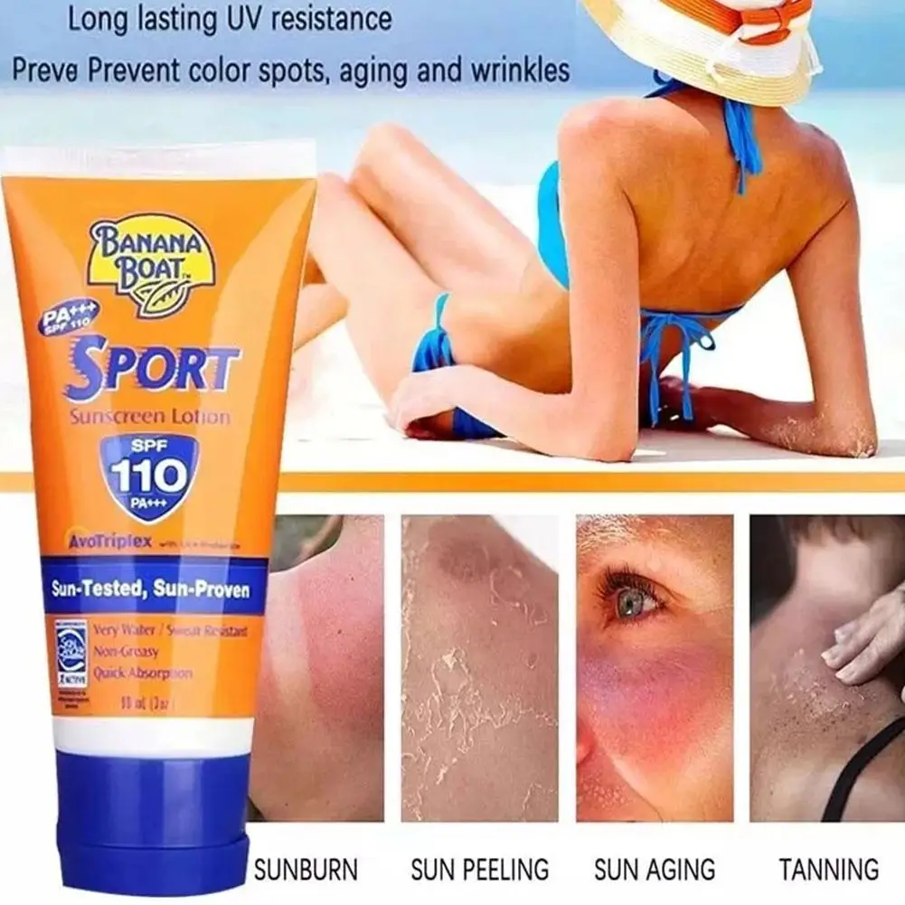 Banana Summer Outdoor Banana Boat Sunblock Full Body Waterproof Sweat-proof And UV-proof For Summer Beach Skin Care thumbnail 3
