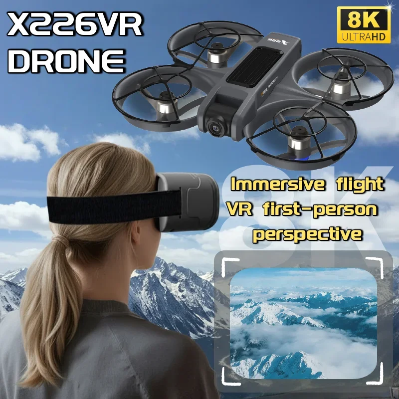 NEW for Genuine X226VR/X226 Mini Drones 8K Professional Remote Control Helicopter Plane RC Dron with Screen Quadcopter Toys Gift thumbnail 3