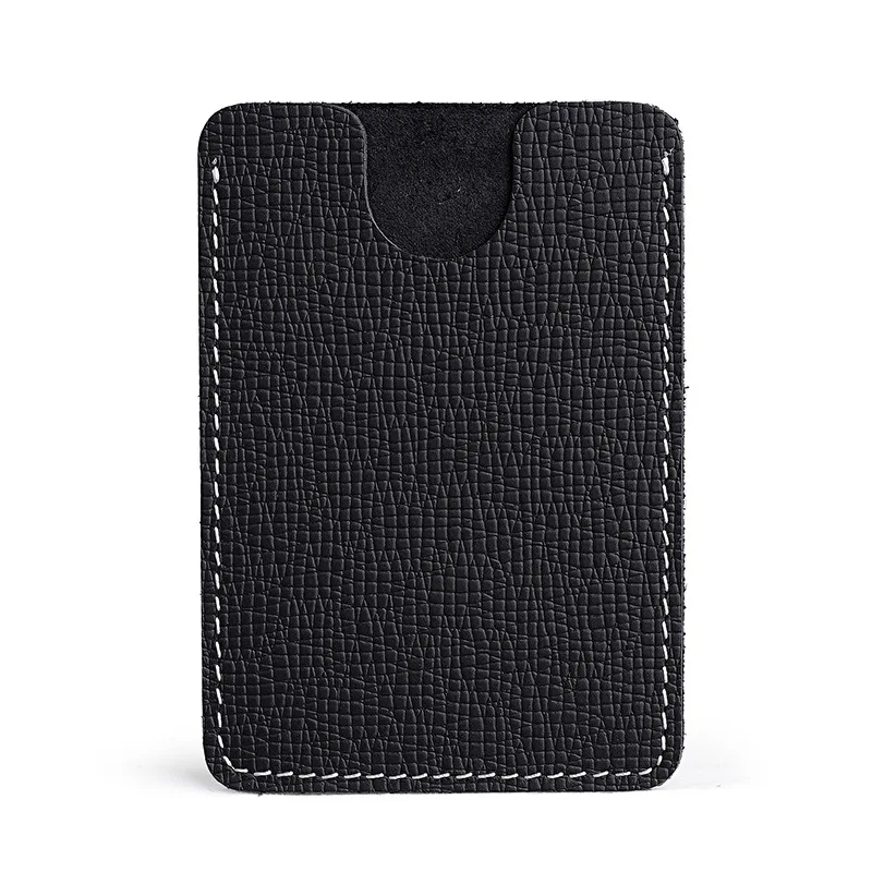 New Cow Leather Men's Card Bag Coin Purse Slim Credit Card Holder Wallet For Men and Women ID Card Pocket thumbnail 6