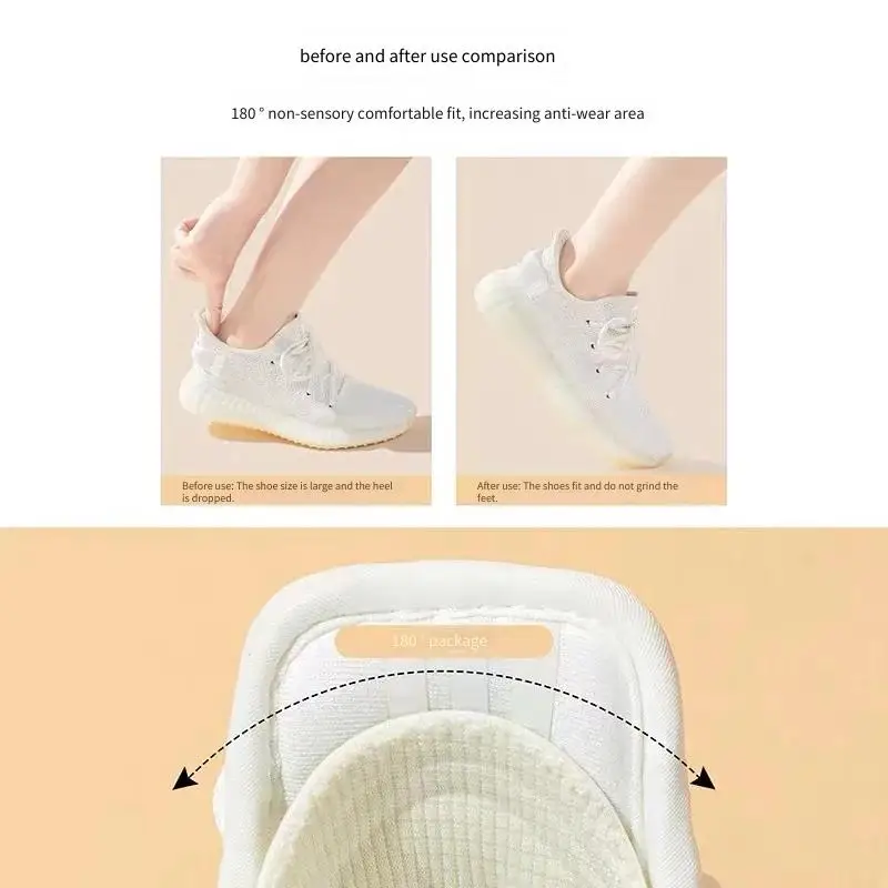 4/8pcs/Set Insoles for Shoes Patch Heel Pads for Shoes Adjustable Size Feet Pad Insole Adhesive Back Sticker Shoes Insert Insole thumbnail 5