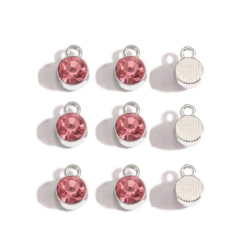 20pcs Colorful 10*7mm Birthstone Crystal Birthstone Charms Floating Charms for Handmade Birthday Jewelry Diy Accessories W483 thumbnail 6