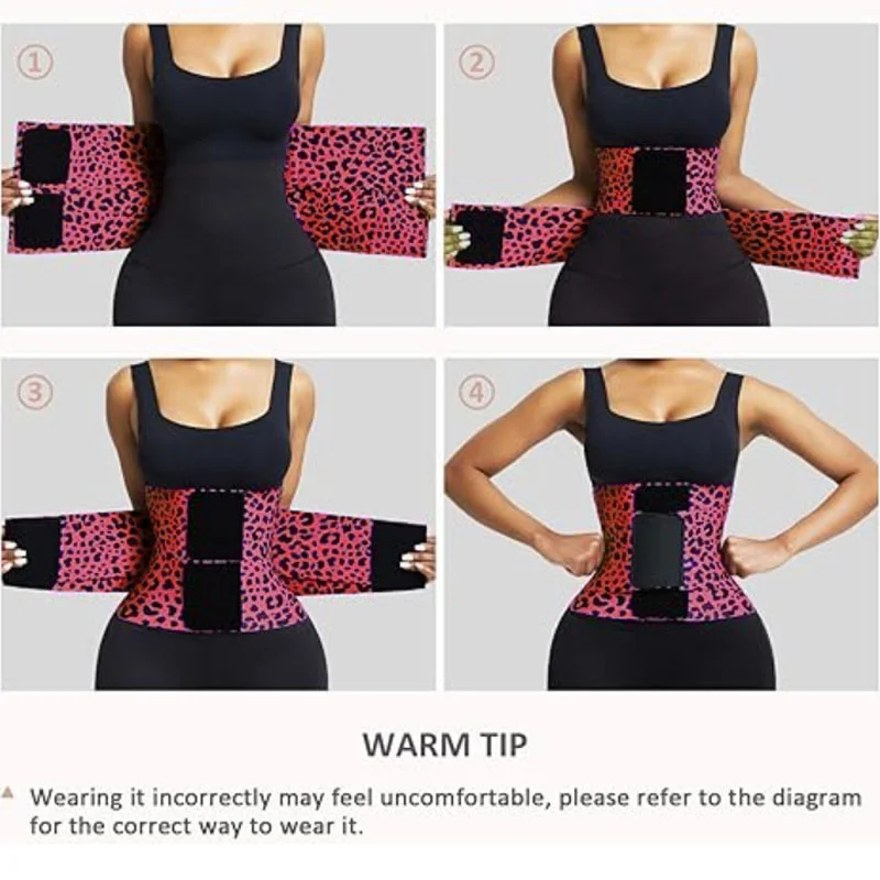 MrifDila with Triple Wrap Waist Trainer Belt Waist Cincher Trimmer Ab Belt Tummy Control Body Shaper Women and Men Gym Corset thumbnail 2