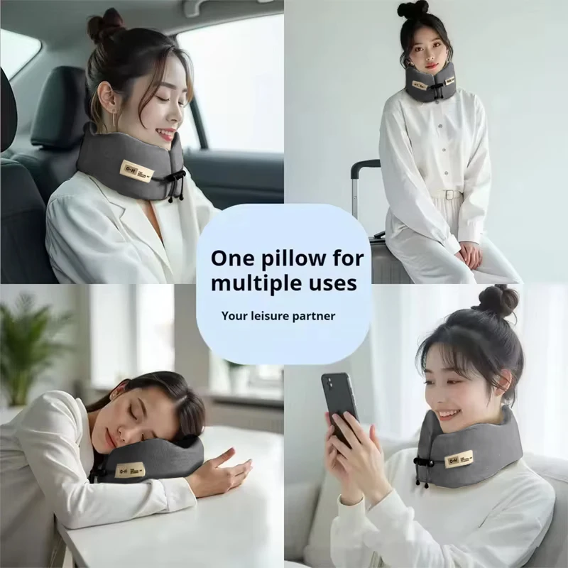Memory Foam U-Shaped Pillow Travel Neck Support Sleeping Pillow Shoulder Rest U-Cushion Airplane Trip Neck Pillow thumbnail 3