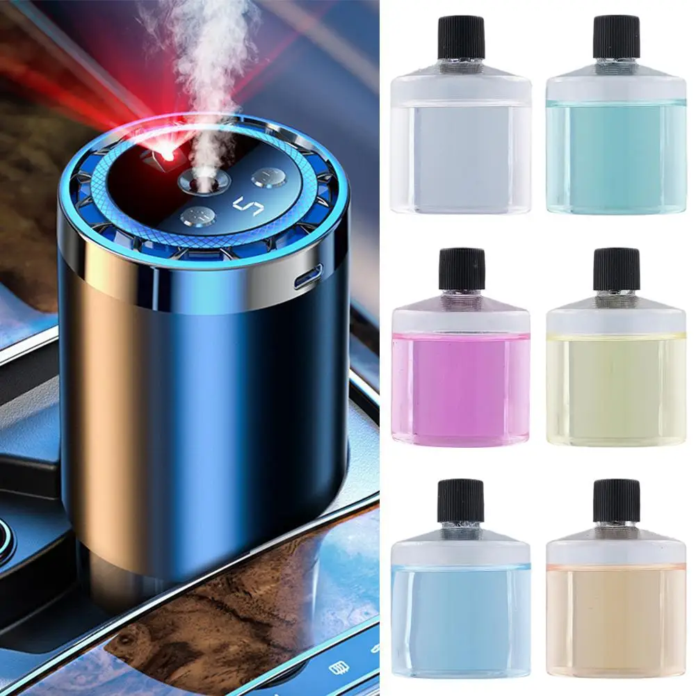 Smart Car Air Freshener Adjustable Car Smell Air Scent Ceiling Starry Scent Light 30-50ml Car Sky Automatic Ambient Freshener thumbnail 4
