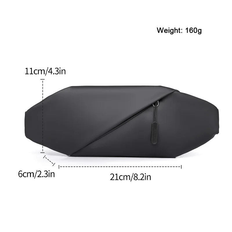 New Men's Shoulder Bag Fashion Simple Large Capacity Multi-function Men's Chest Bag Designer Models Men's Crossbody Bag thumbnail 2