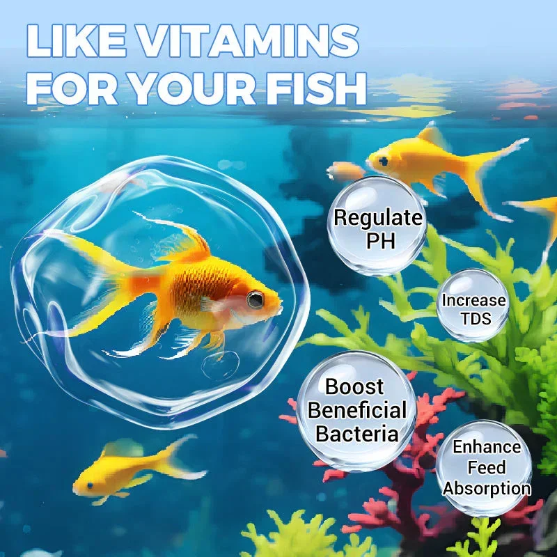 Water Purification Tablets Eco-Friendly Aquarium Water Purifier Fast-Acting Fish Tank Cleaning Solution Aquarium Water Clarifier thumbnail 5