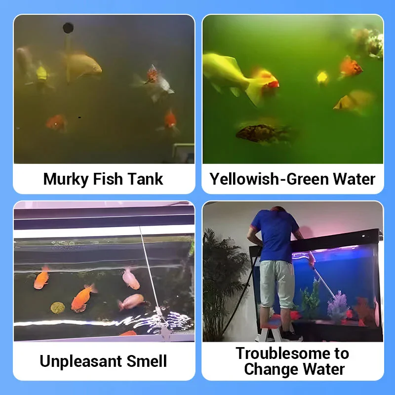 Water Purification Tablets Eco-Friendly Aquarium Water Purifier Fast-Acting Fish Tank Cleaning Solution Aquarium Water Clarifier thumbnail 4