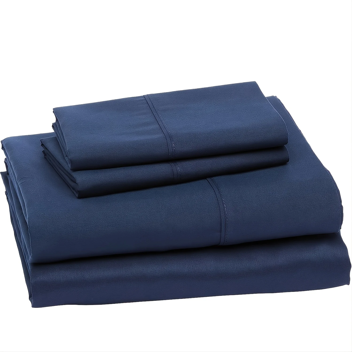 Sheet Set Breathable & Cooling Sheets Hotel Luxury Bed Sheets Extra Soft Easy Fit - 3/4 Piece Set thumbnail 5