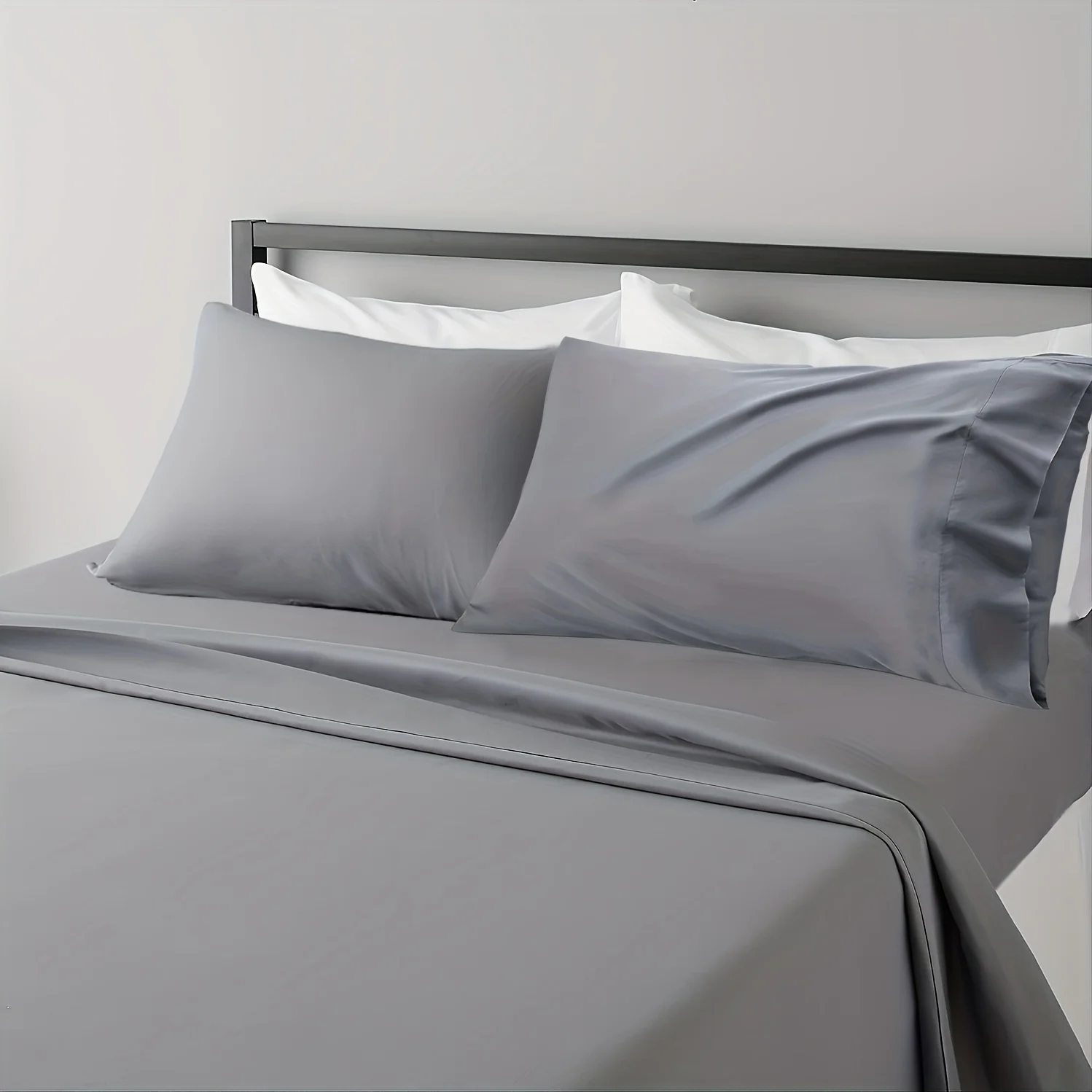 Sheet Set Breathable & Cooling Sheets Hotel Luxury Bed Sheets Extra Soft Easy Fit - 3/4 Piece Set thumbnail 3