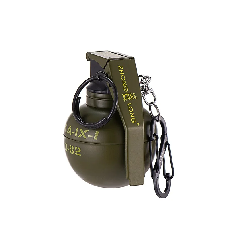 Grenade Model Cigar Igniter Creative Metal Windproof Lighter Novel Cigarette Lighters & Smoking Accessories Factory Direct Sales thumbnail 5