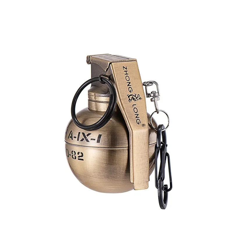 Grenade Model Cigar Igniter Creative Metal Windproof Lighter Novel Cigarette Lighters & Smoking Accessories Factory Direct Sales thumbnail 4