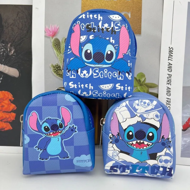 New cartoon Steve mini schoolbag coin purse Blue Bunny Shi Diqi Star Baby Headset Keychain bag