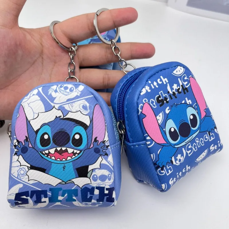 New cartoon Steve mini schoolbag coin purse Blue Bunny Shi Diqi Star Baby Headset Keychain bag thumbnail 2