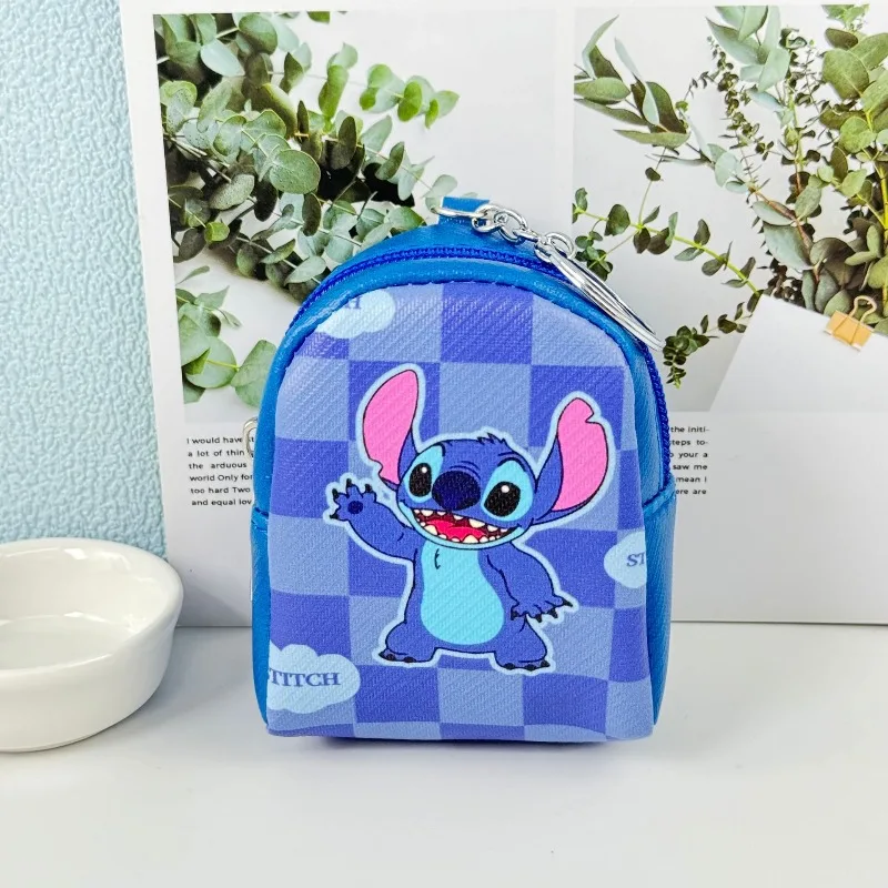 New cartoon Steve mini schoolbag coin purse Blue Bunny Shi Diqi Star Baby Headset Keychain bag thumbnail 5