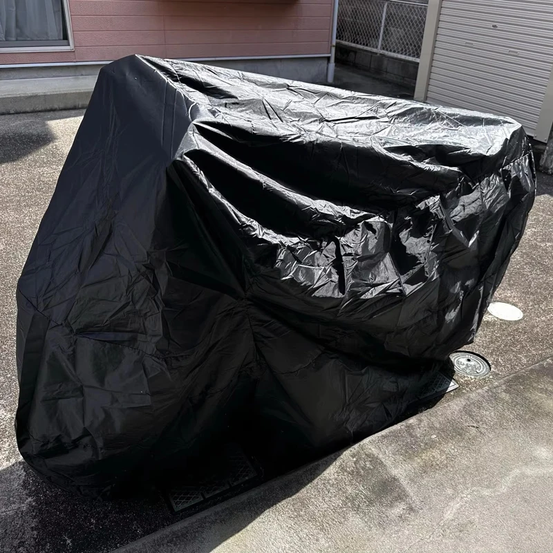 All Season Motorcycle Cover Silver Black Sun Reflective Waterproof Dustproof UV Protection for Moto Scooter M to 4XL 2025 thumbnail 5