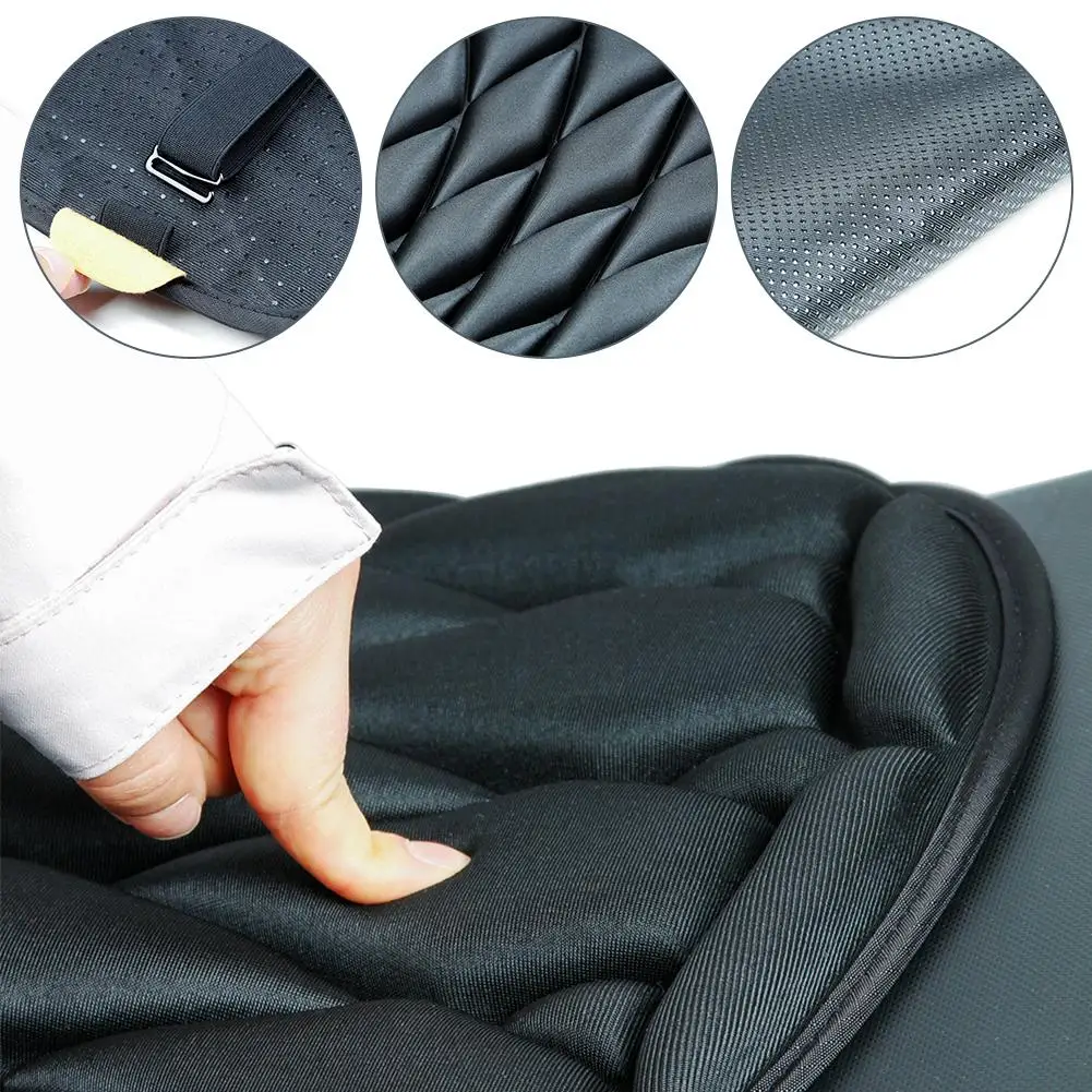 Universal Anti Slip 3D Comfort Seat Cushion Motorcycle Comfort Breathable Front Rear Seat Cushion Motorbike Seat Cover thumbnail 6