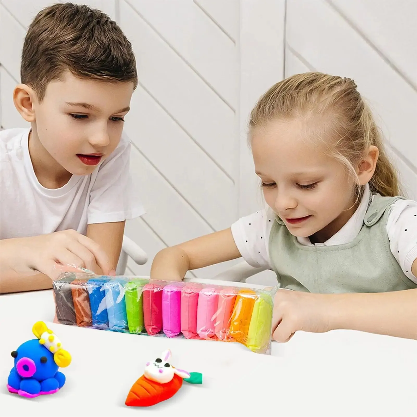 100g 500g Air Dry Clay Ultra Light Magic Polymer Modeling Clay Super Light Clay Kids Children Soft Creative Tool DIY Crafts thumbnail 4