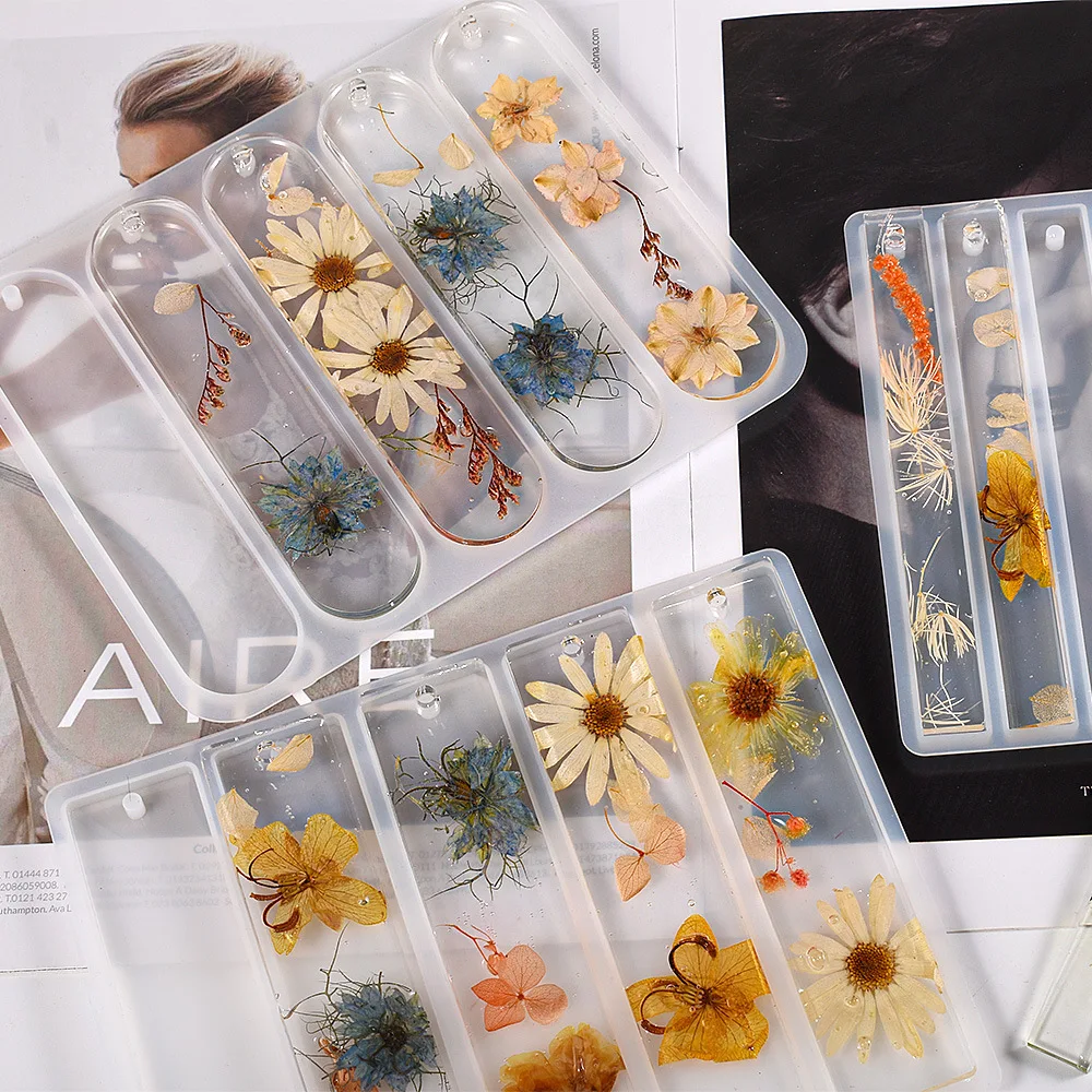 Bookmark Jewelry Casting Silicone Resin Mold Set for DIY Bookmark Pendants Bookmark Molds Silicone Molds Resin Jewelry Making thumbnail 5
