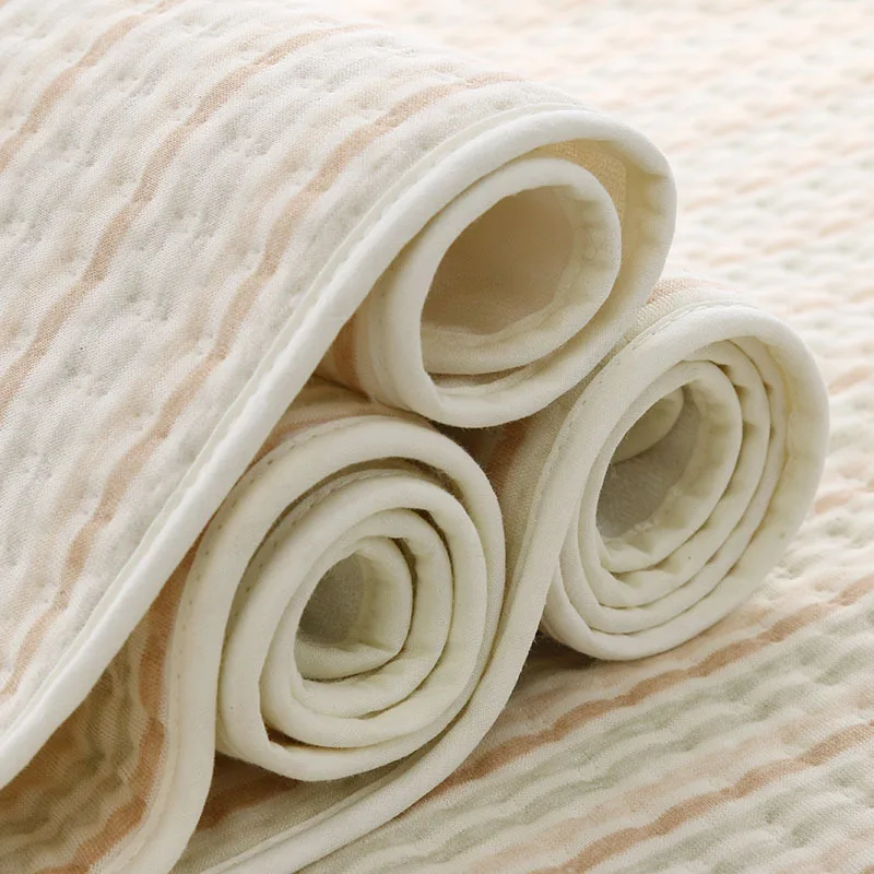 2pcs Set Cotton Baby Diaper Mat Waterproof Changing Pad for Newborn Washable Diaper Pad Baby Accessories Bedding thumbnail 2