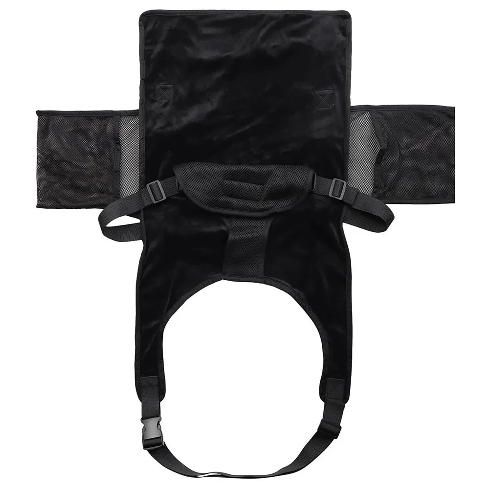 Kids Airplane Seat Extender Toddler Airplane Bed with Side Pocket Comfortable Breathable baby plane Travel Footrest Hammock thumbnail 3