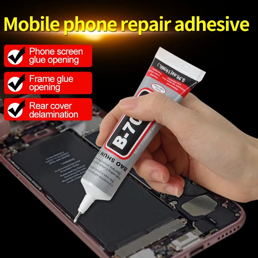 B7000 Mobile Phone Screen High-Strength Waterproof Adhesive, Universal Phone Glass Bonding Agent, 15/25/50/110ml Fast B7000 Glue thumbnail 5