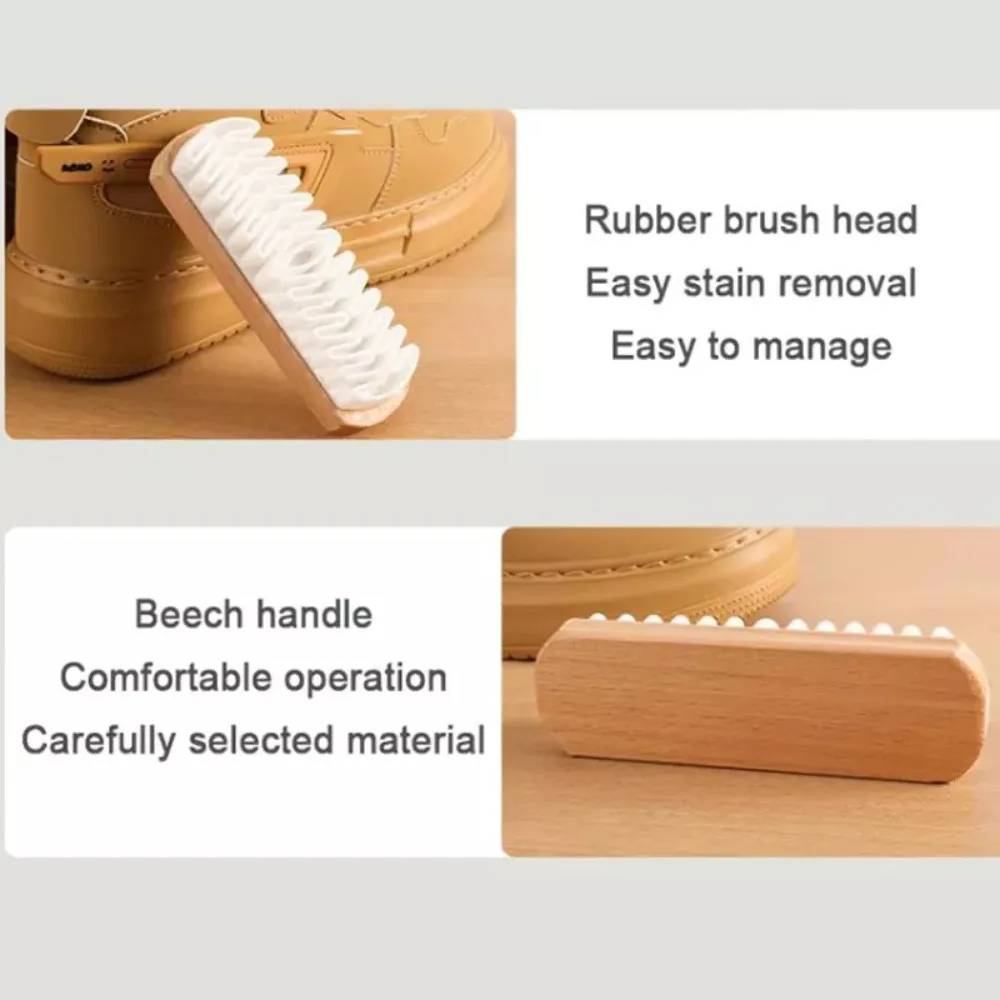 4Pcs/Set Stain Removal Suede Brush Kit With Eraser Cleaning Tool Home Use Nubuck Brushes Kit Boots Cleaning Cloth for Shoes thumbnail 3