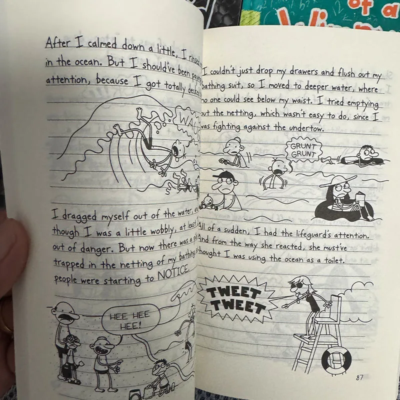 3 Books/set 17-19 Diary Of Wimpy Kid English Book Children Fiction Books Manga Novel Books In English Manga thumbnail 3