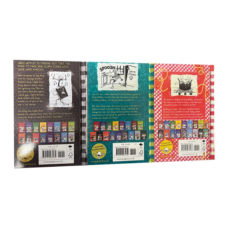 3 Books/set 17-19 Diary Of Wimpy Kid English Book Children Fiction Books Manga Novel Books In English Manga thumbnail 2