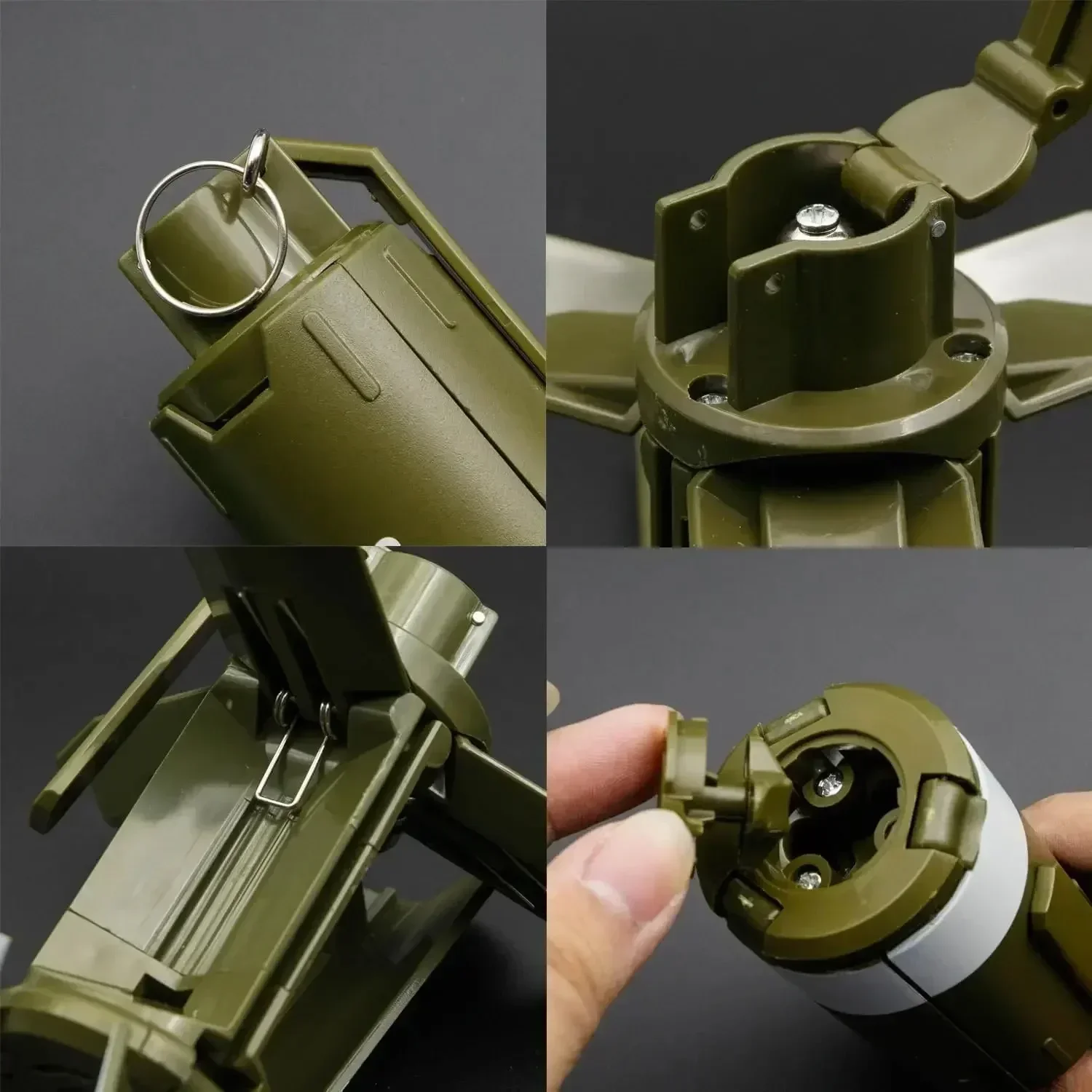 Tactical Airsoft Grenades M18 Smoke Paintballs Ater Ball Model Re-usable Ater Gel Ball Paintball Toys Battle Game Outdoor Sport thumbnail 5