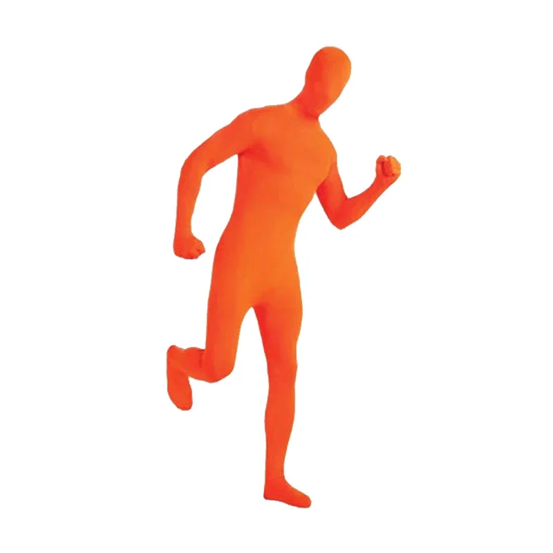 Halloween Zentai Invisible Jumpsuit Cosplay Costume Bodysuits Carnival Skin Tight Suit Spandex Stretch Disappearing Jumpsuit thumbnail 2