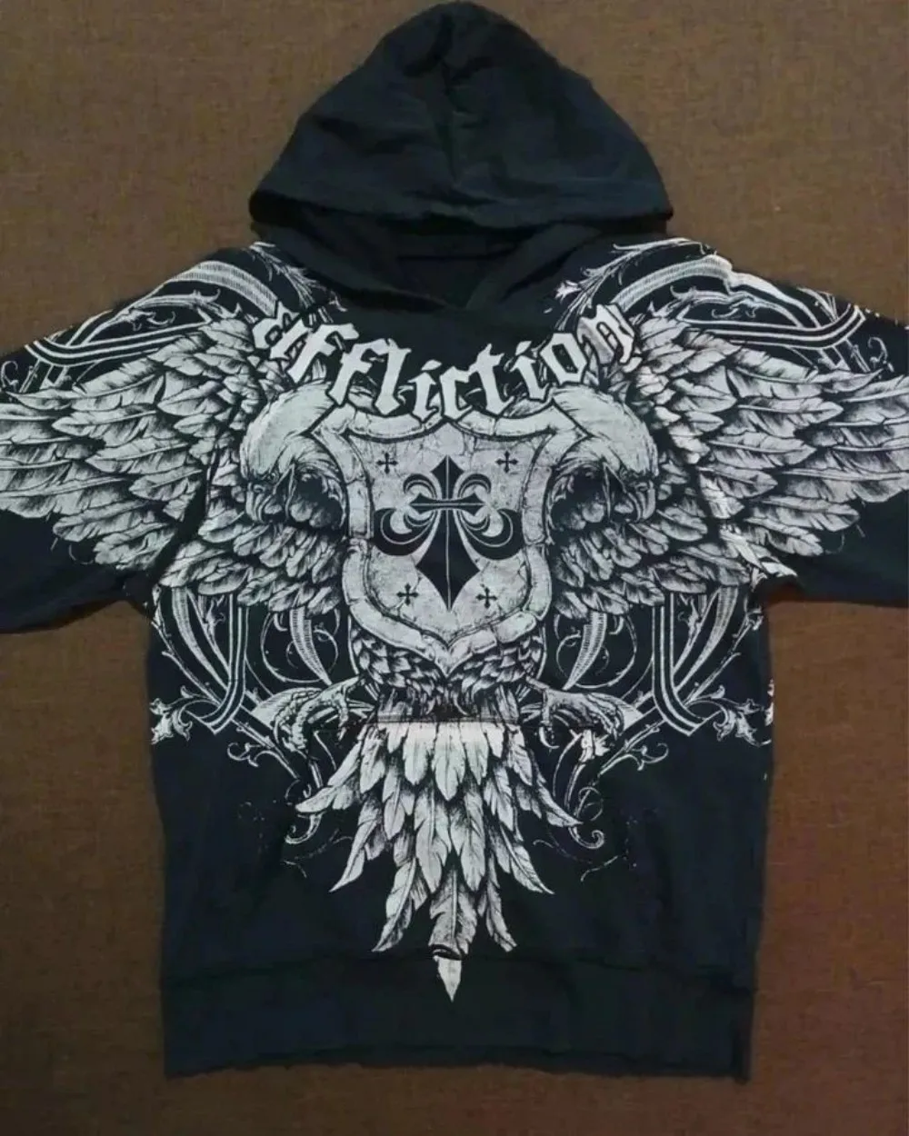 European and American fashion men's autumn horror skull print comfortable soft hooded sweatshirt outdoor street style top thumbnail 6