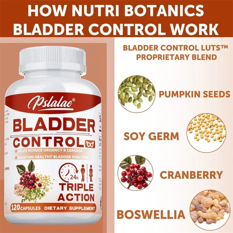Bladder Control Supplement - Supports Urinary Tract Function and Bladder Health, Helping To Cleanse and Protect thumbnail 6
