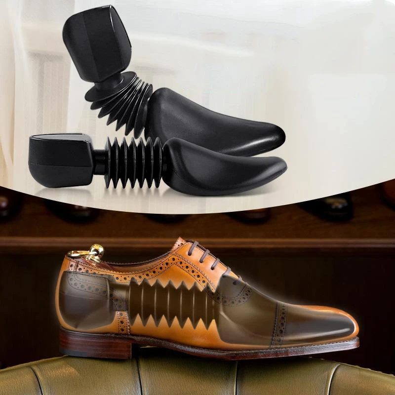 New Plastic Shoe Stretcher Adjustable Shaper Stretchers Portable Shoe Trees Shoes Boot Holder Men Women Anti Deformation 1/2 Pcs thumbnail 2