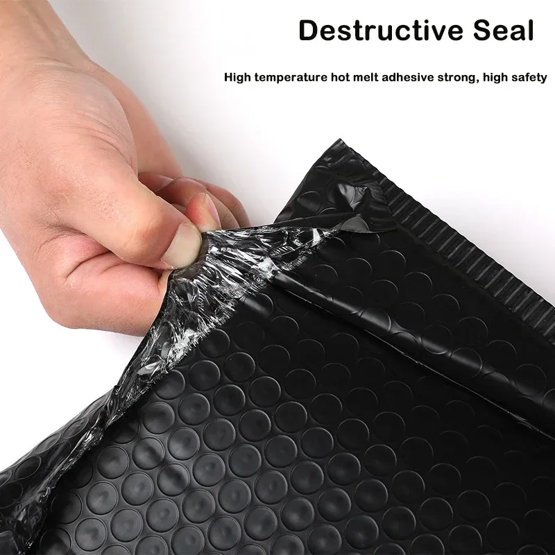 Pink Bubble Mailer Matte Bubble Packaging Envelope Padded Postal Bag Black Envelopes Bags For Shipping Bubble Mailers 20Pcs thumbnail 4