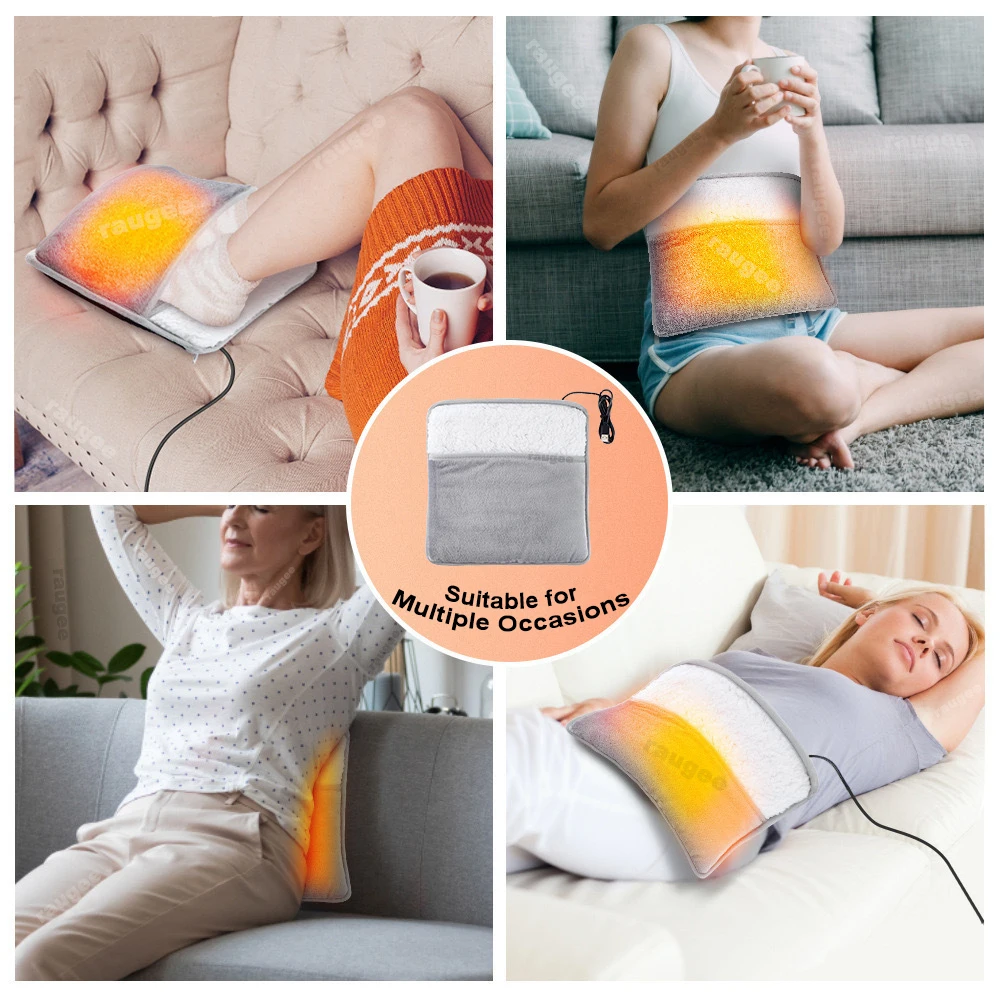 Electric Foot Heater Portable Soft Foot Warmer Mat For Home USB Foots Warmer Pat Wearable Foot Warmth Mad Winter Foot Warmer thumbnail 5