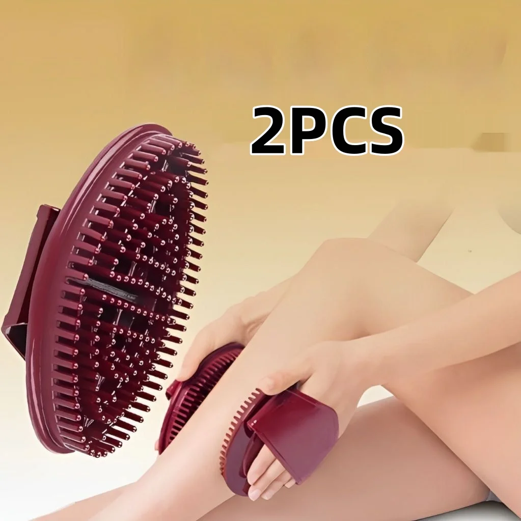 2Pcs Scorpion Comb Manual Massage Meridian Brush Silicone Five Elements Meridian Brush Glove Design Eco-Friendly Material Smooth Brushing Points Home Leisure Massage Soft and Comfortable Can Be Used All over the Body