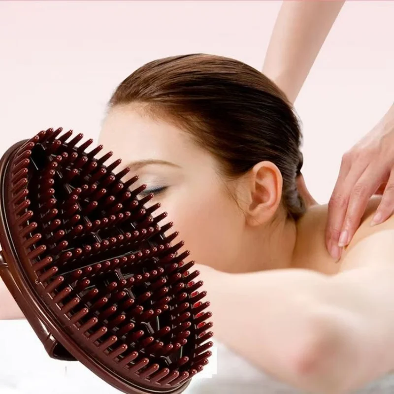 2Pcs Scorpion Comb Manual Massage Meridian Brush Silicone Five Elements Meridian Brush Glove Design Eco-Friendly Material Smooth Brushing Points Home Leisure Massage Soft and Comfortable Can Be Used All over the Body thumbnail 2