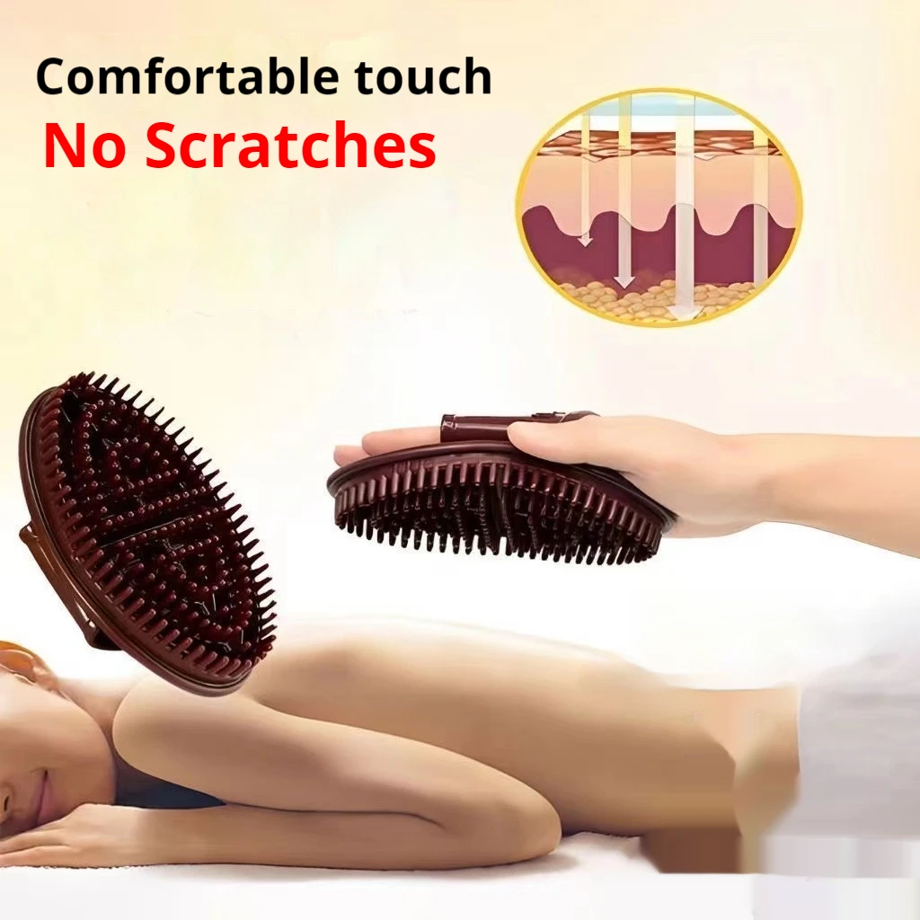 2Pcs Scorpion Comb Manual Massage Meridian Brush Silicone Five Elements Meridian Brush Glove Design Eco-Friendly Material Smooth Brushing Points Home Leisure Massage Soft and Comfortable Can Be Used All over the Body thumbnail 5