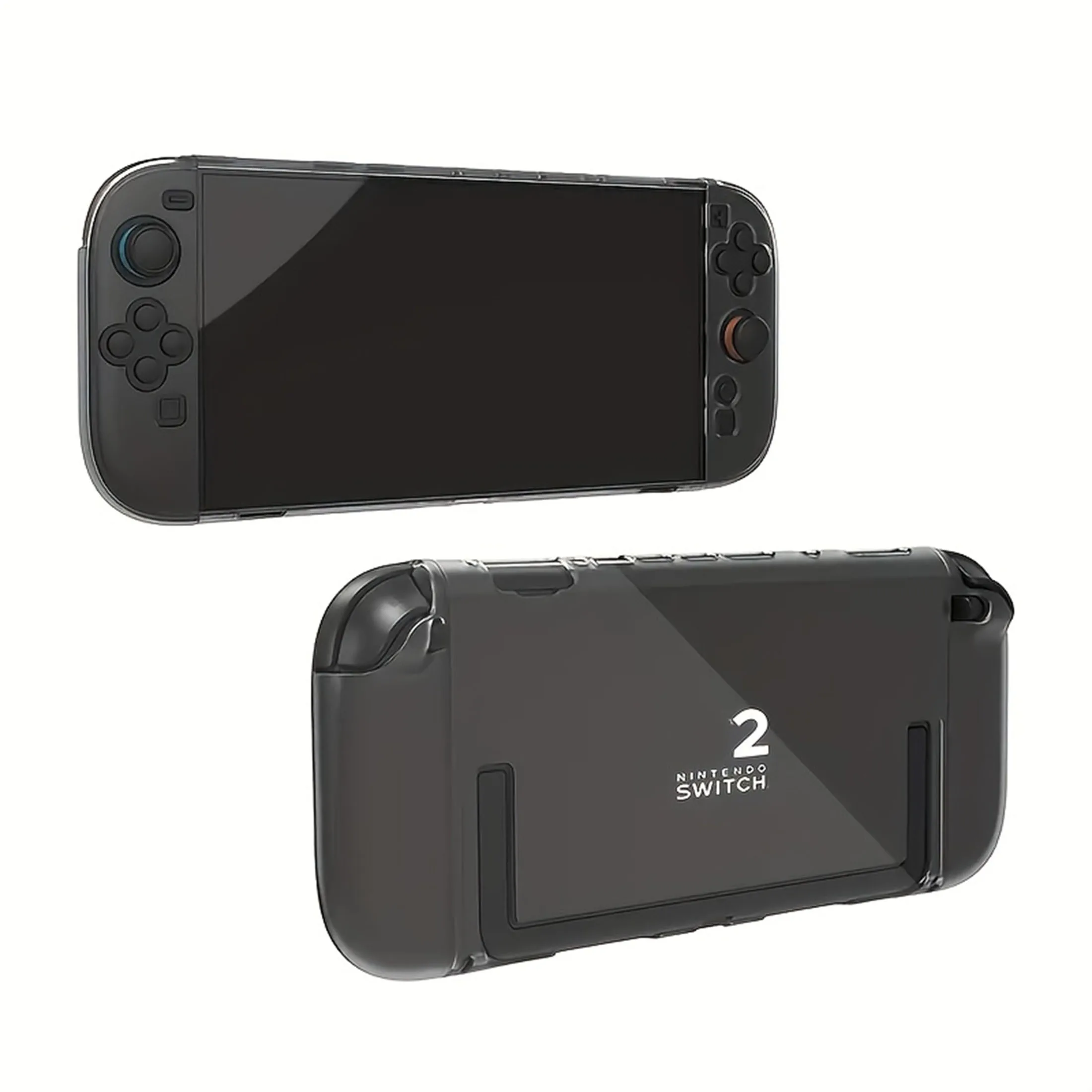 Dockable Cover Transparent Protective Case Compatible with Nintendo Switch 2, 2 TPU Covers for Joycon, Anti-Scratch thumbnail 3